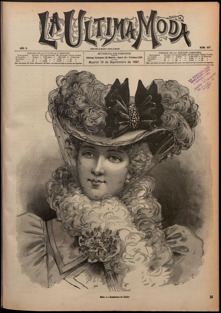 Miniatura de La Última moda: revista ilustrada hispano-americana, del 19 de septiembre de 1897