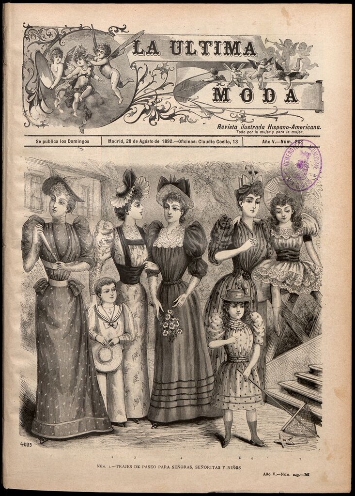 Miniatura de La Última moda: revista ilustrada hispano-americana, del 28 de agosto de 1892