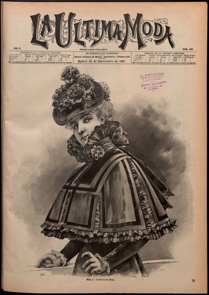 Miniatura de La Última moda: revista ilustrada hispano-americana, del 26 de septiembre de 1897