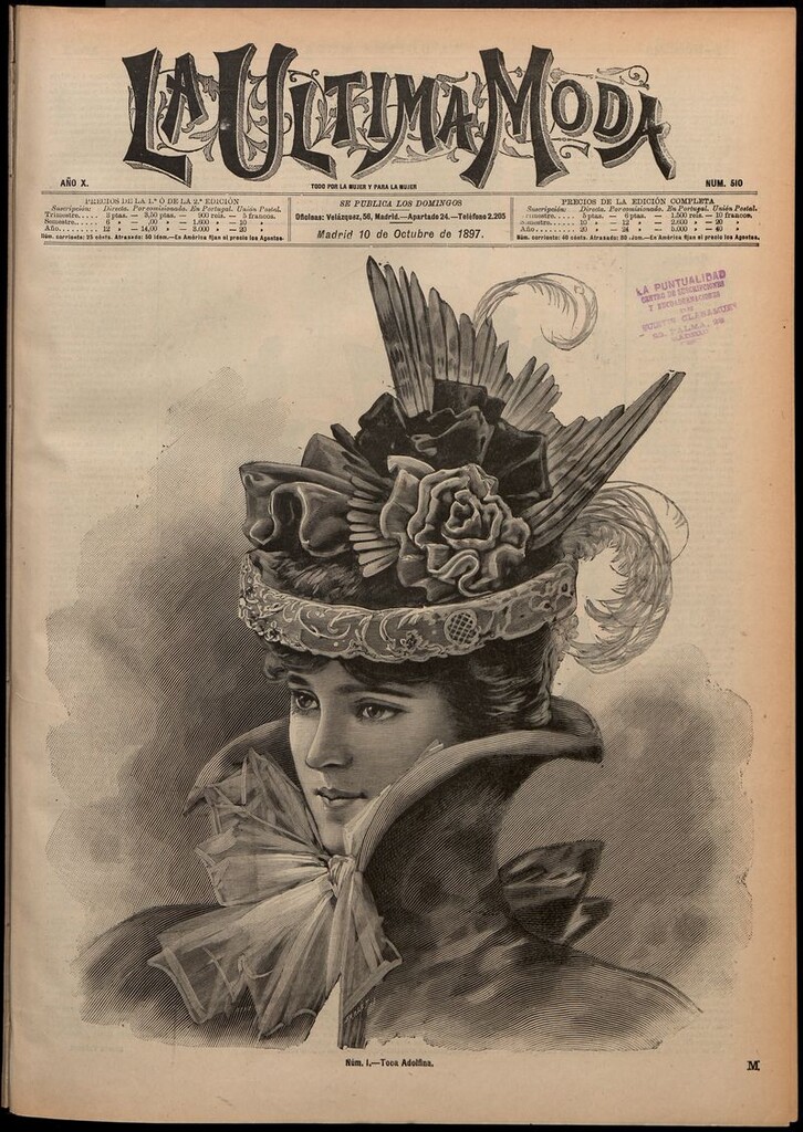 Miniatura de La Última moda: revista ilustrada hispano-americana, del 10 de octubre de 1897
