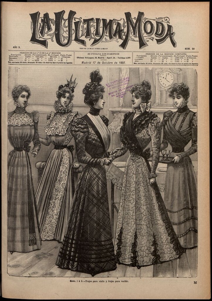 Miniatura de La Última moda: revista ilustrada hispano-americana, del 17 de octubre de 1897