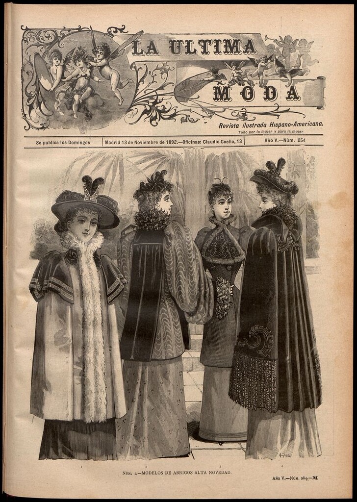 Miniatura de La Última moda: revista ilustrada hispano-americana, del 13 de noviembre de 1892