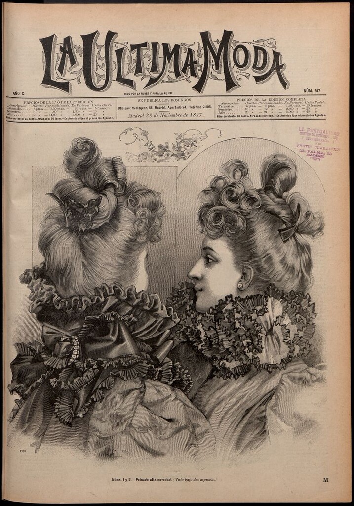 Miniatura de La Última moda: revista ilustrada hispano-americana, del 28 de noviembre de 1897