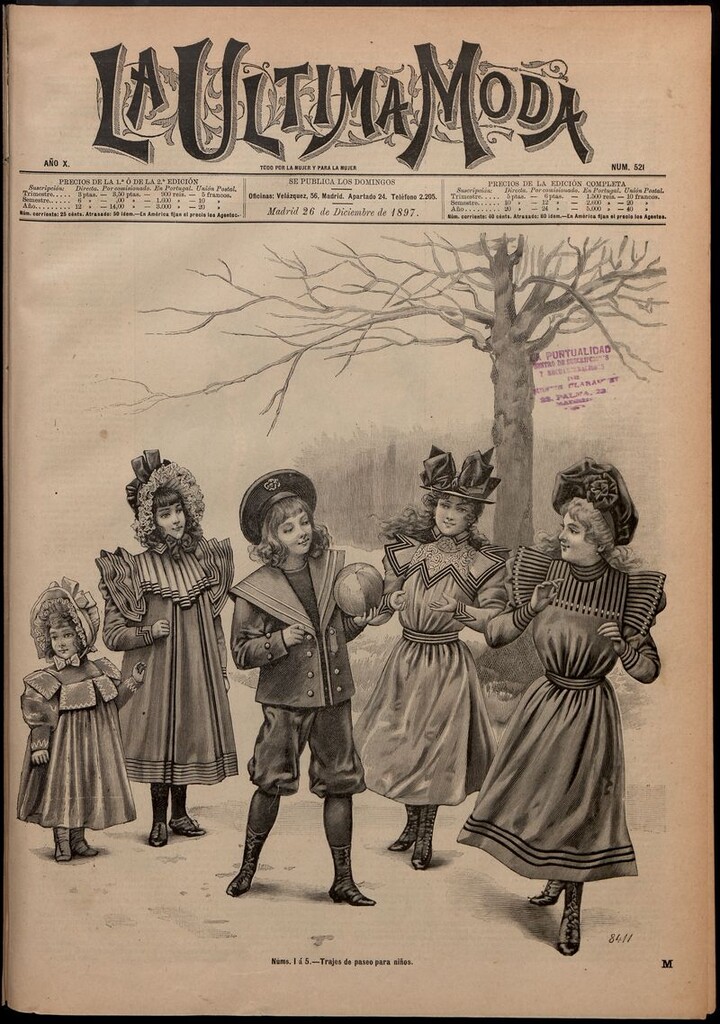 Miniatura de La Última moda: revista ilustrada hispano-americana, del 26 de diciembre de 1897