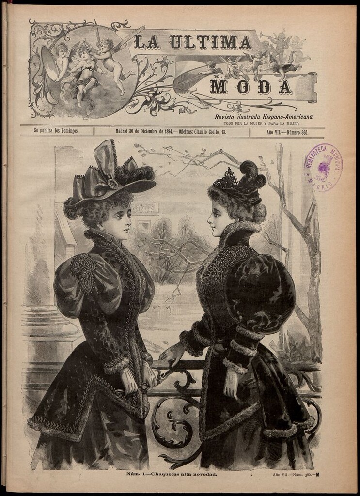 Miniatura de La Última moda: revista ilustrada hispano-americana, del 30 de diciembre de 1894