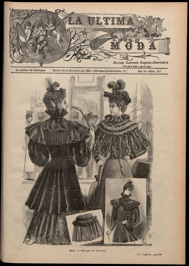 Miniatura de La Última moda: revista ilustrada hispano-americana, del 24 de diciembre de 1893