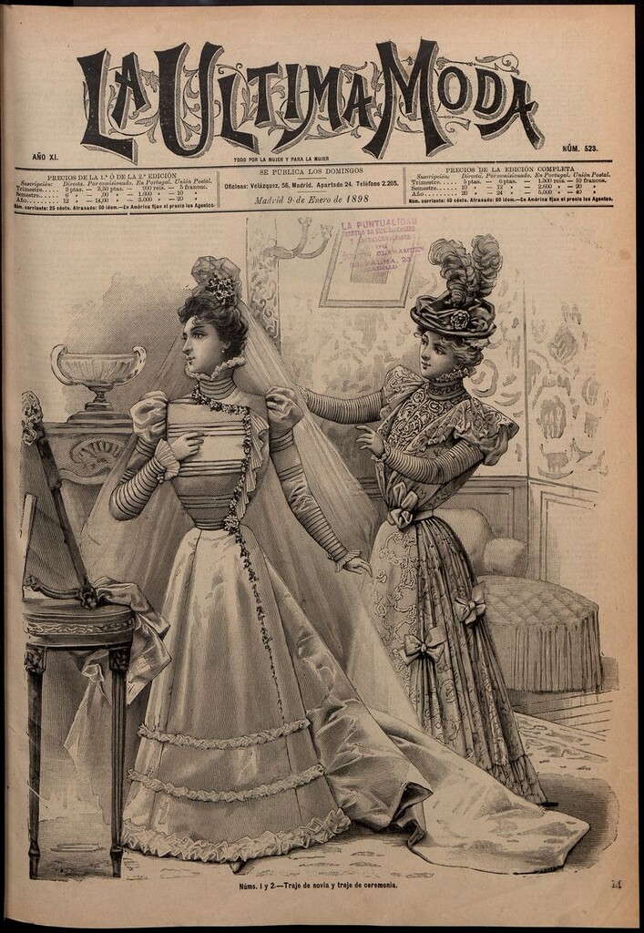 Miniatura de La Última moda: revista ilustrada hispano-americana, del 9 de enero de 1898