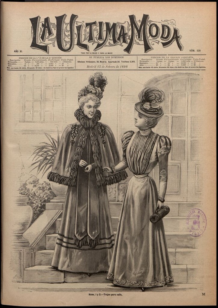Miniatura de La Última moda: revista ilustrada hispano-americana, del 13 de febrero de 1898