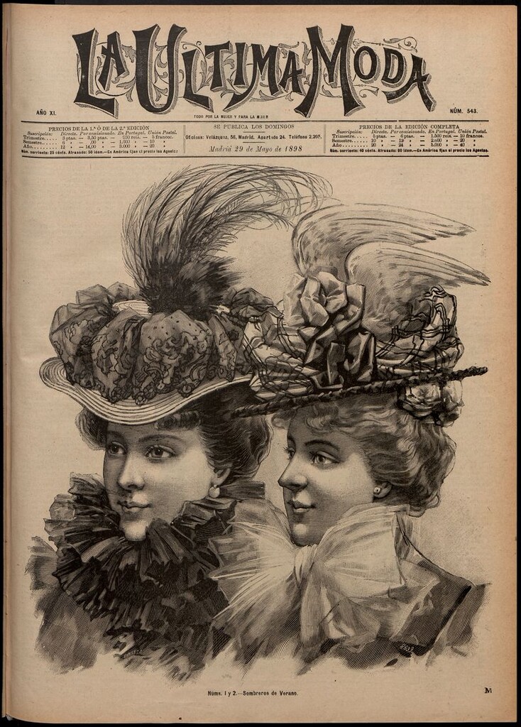 Miniatura de La Última moda: revista ilustrada hispano-americana, del 29 de mayo de 1898