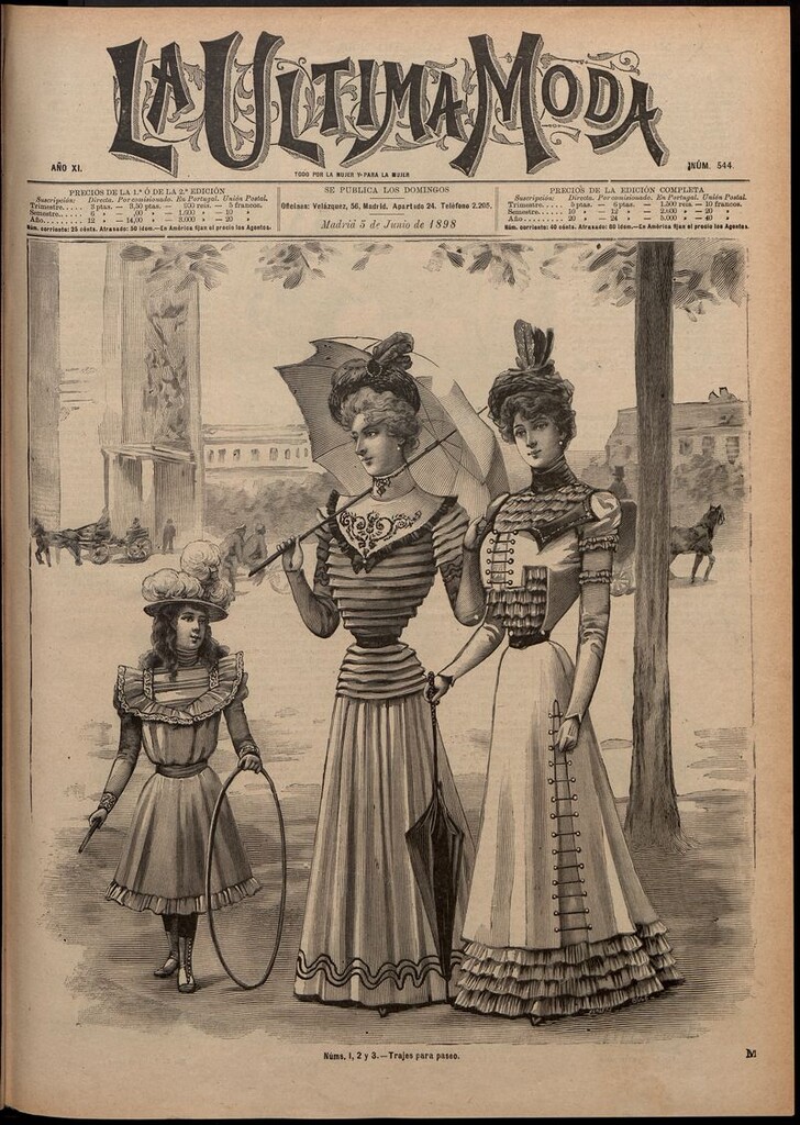 Miniatura de La Última moda: revista ilustrada hispano-americana, del 5 de junio de 1898