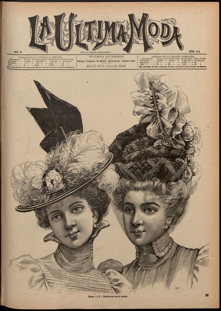 Miniatura de La Última moda: revista ilustrada hispano-americana, del 12 de junio de 1898
