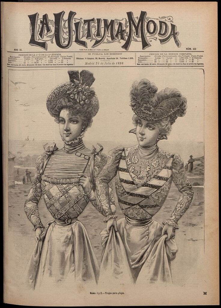 Miniatura de La Última moda: revista ilustrada hispano-americana, del 24 de julio de 1898