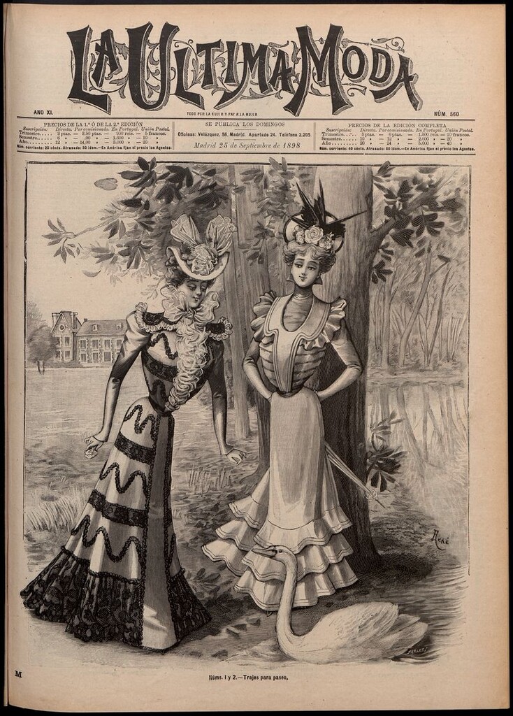 Miniatura de La Última moda: revista ilustrada hispano-americana, del 25 de septiembre de 1898