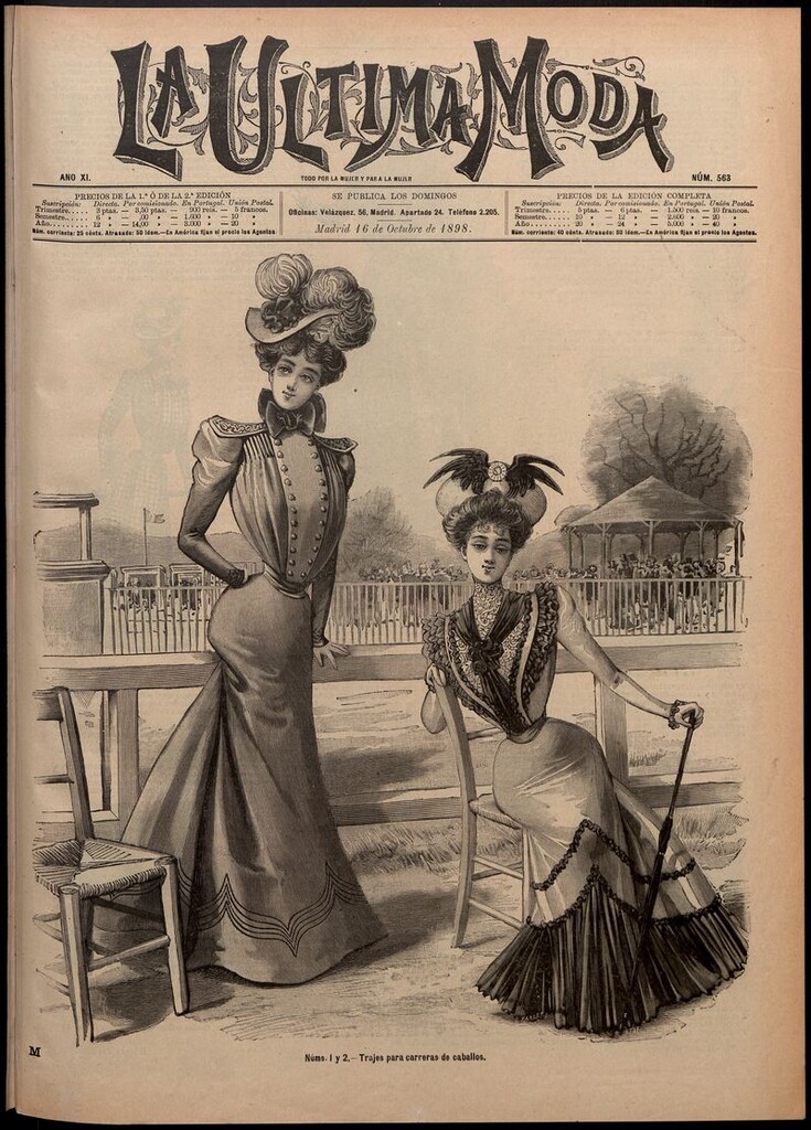 Miniatura de La Última moda: revista ilustrada hispano-americana, del 16 de octubre de 1898