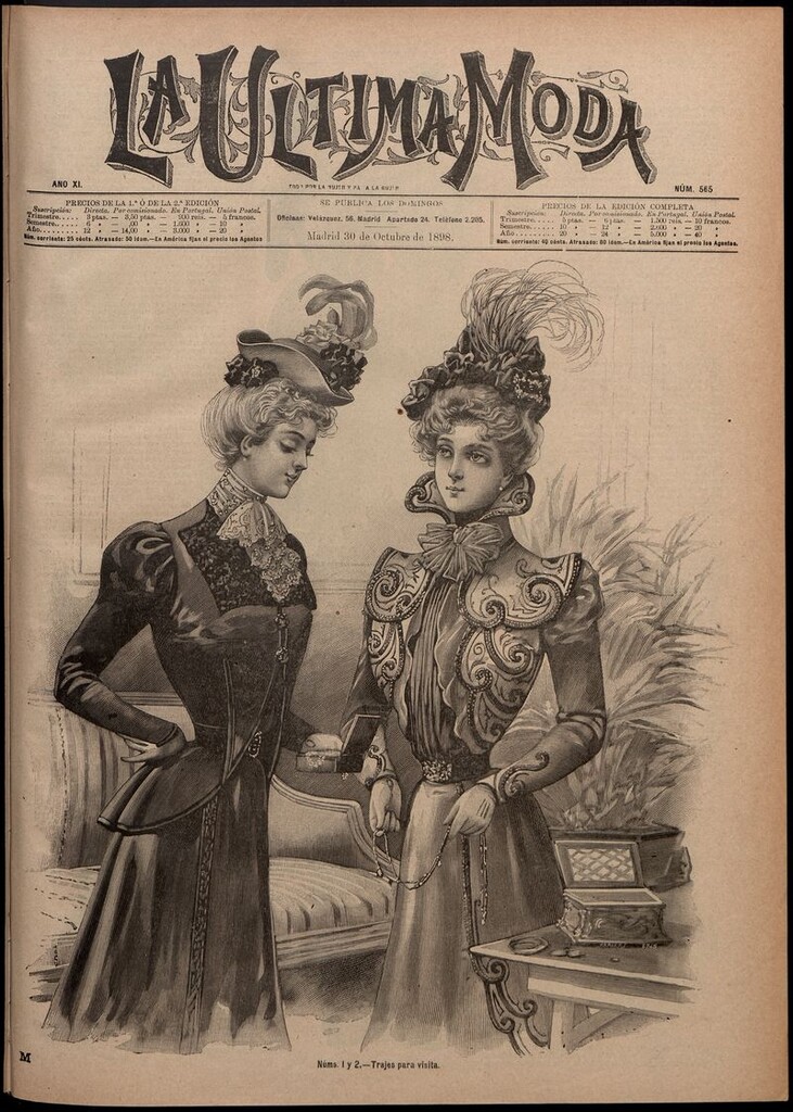 Miniatura de La Última moda: revista ilustrada hispano-americana, del 30 de octubre de 1898