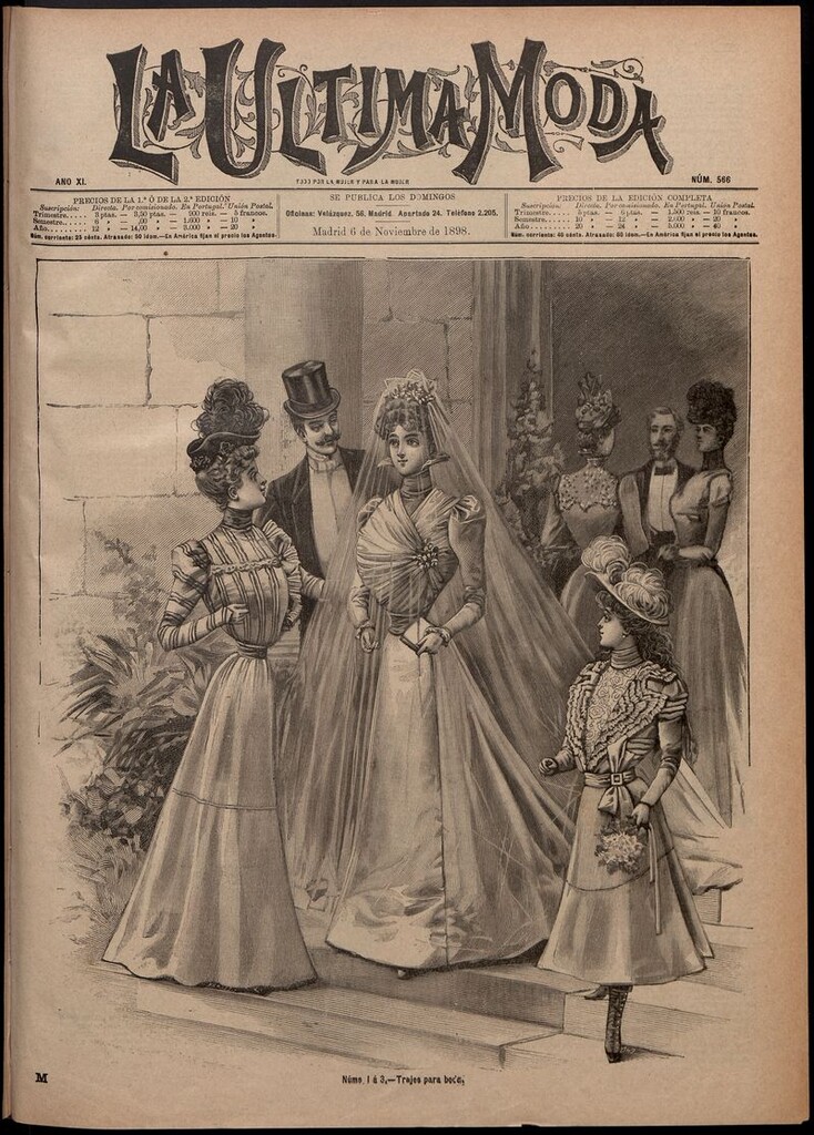 Miniatura de La Última moda: revista ilustrada hispano-americana, del 6 de noviembre de 1898
