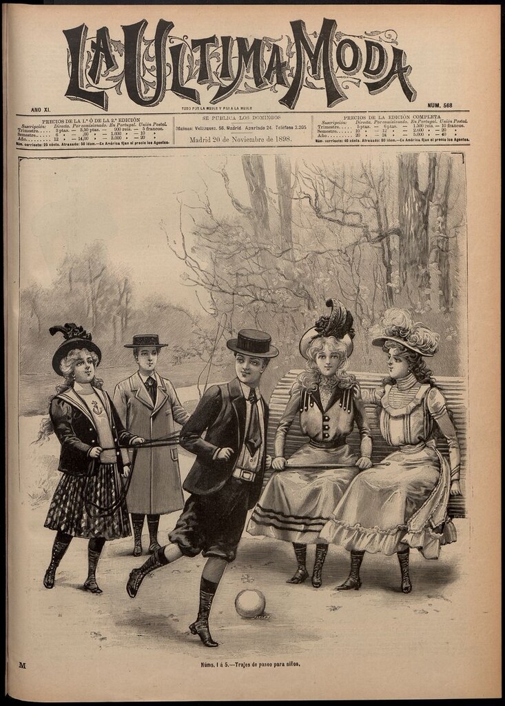 Miniatura de La Última moda: revista ilustrada hispano-americana, del 20 de noviembre de 1898