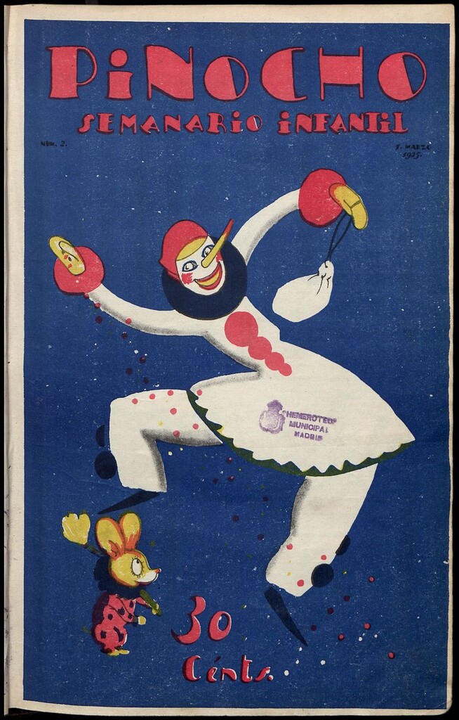 Miniatura de Pinocho: semanario infantil, nº 2 del 1 de marzo de 1925