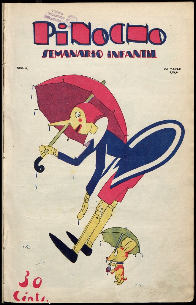 Miniatura de Pinocho: semanario infantil, nº 4 del 15 de marzo de 1925