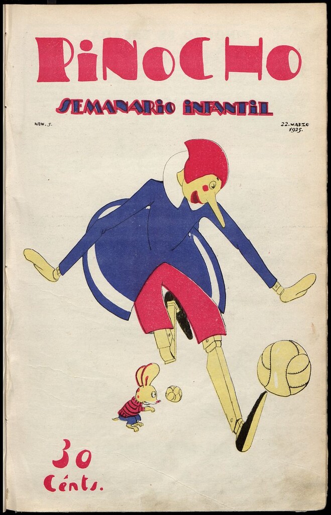 Miniatura de Pinocho: semanario infantil, nº 5 del 22 de marzo de 1925