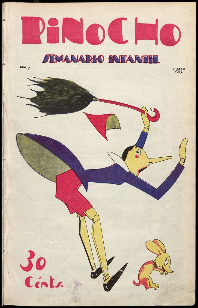 Miniatura de Pinocho: semanario infantil, nº 7 del 5 de abril de 1925