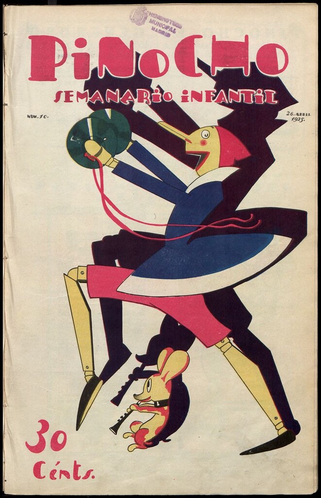 Miniatura de Pinocho: semanario infantil, nº 10 del 26 de abril de 1925