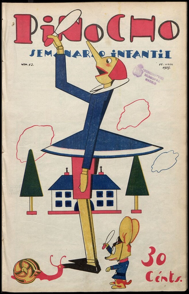Miniatura de Pinocho: semanario infantil, nº 12 del 10 de mayo de 1925