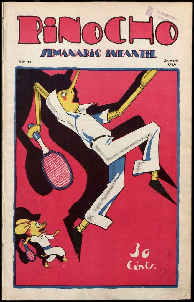 Miniatura de Pinocho: semanario infantil, nº 15 del 31 de mayo de 1925