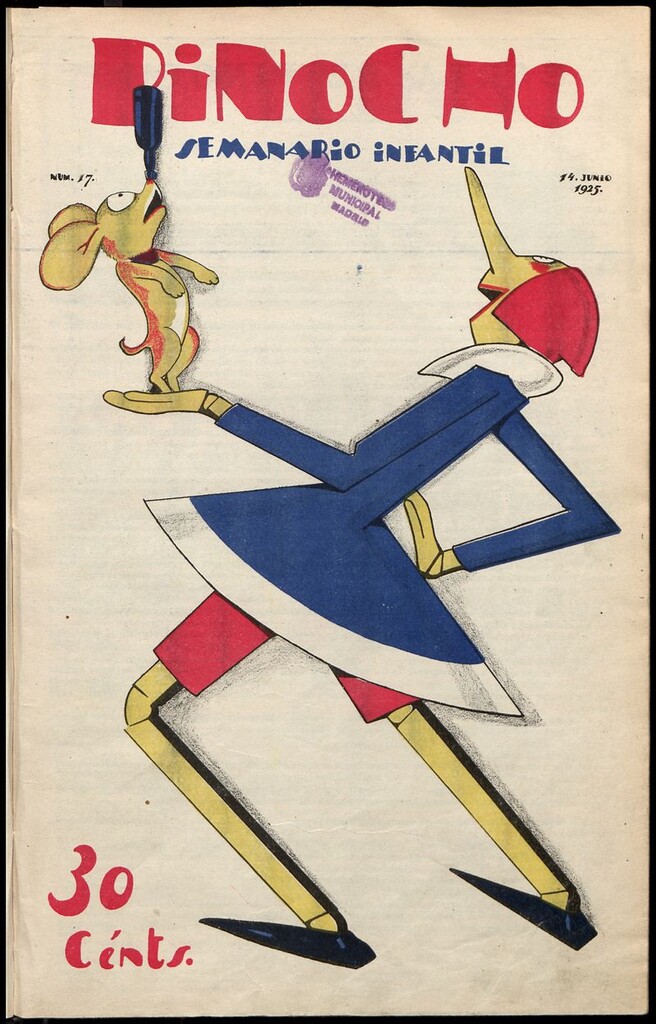 Miniatura de Pinocho: semanario infantil, nº 17 del 14 de junio de 1925