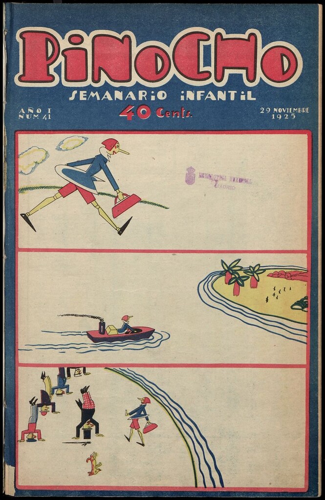 Miniatura de Pinocho: semanario infantil, nº 41 del 29 de noviembre de 1925