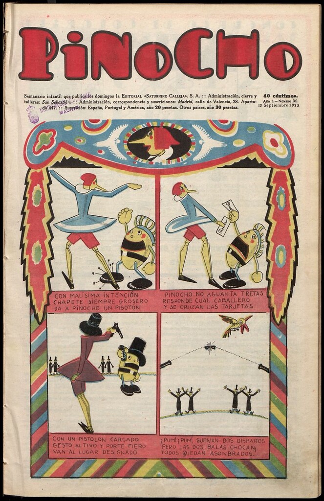 Miniatura de Pinocho: semanario infantil, nº 46 del 3 de enero de 1926