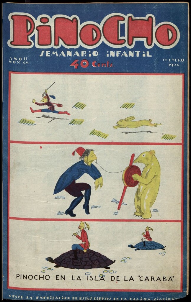 Miniatura de Pinocho: semanario infantil, nº 48 del 17 de enero de 1926