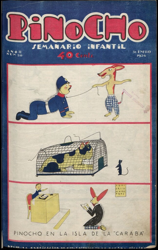 Miniatura de Pinocho: semanario infantil, nº 50 del 31 de enero de 1926