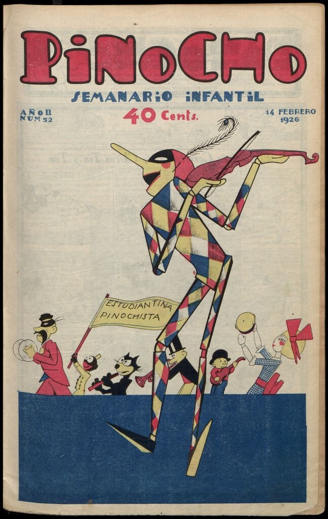 Miniatura de Pinocho: semanario infantil, nº 52 del 14 de febrero de 1926