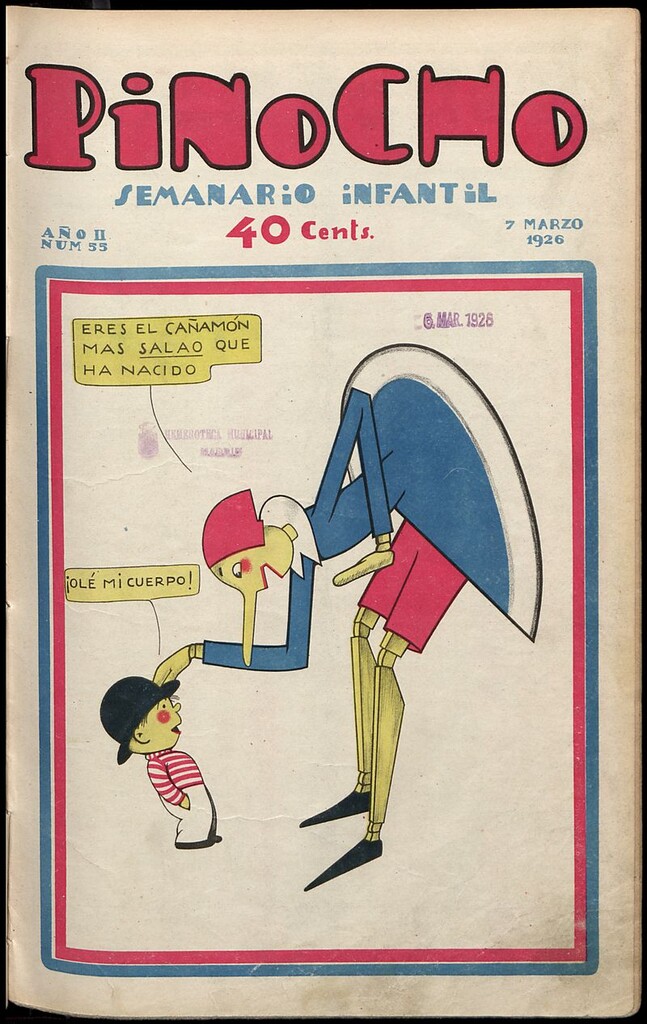 Miniatura de Pinocho: semanario infantil, nº 55 del 7 de marzo de 1926
