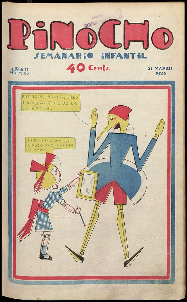 Miniatura de Pinocho: semanario infantil, nº 57 del 21 de marzo de 1926