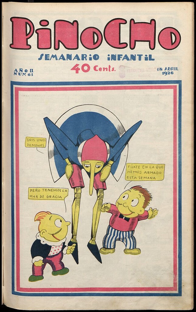 Miniatura de Pinocho: semanario infantil, nº 61 del 18 de abril de 1926
