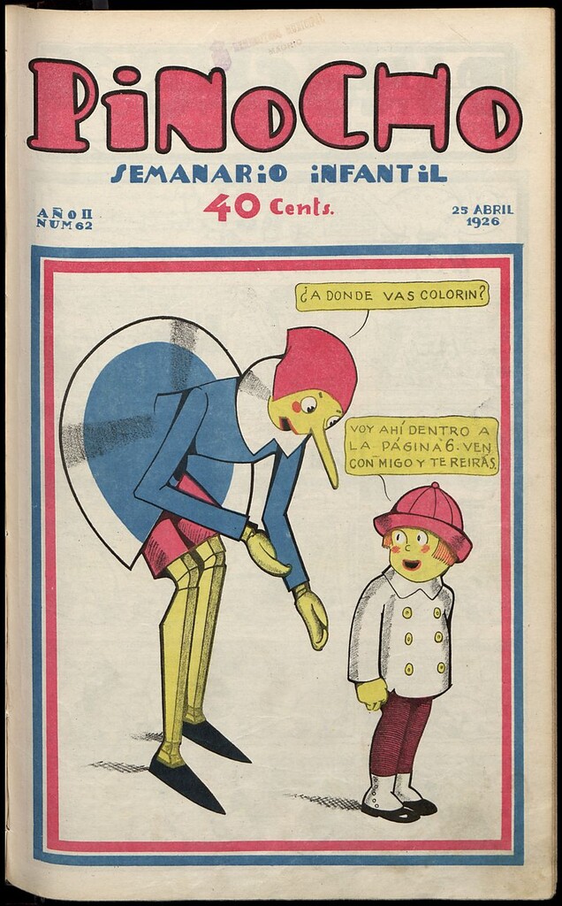 Miniatura de Pinocho: semanario infantil, nº 62 del 25 de abril de 1926