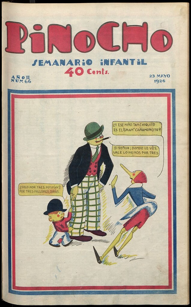 Miniatura de Pinocho: semanario infantil, nº 66 del 23 de mayo de 1926