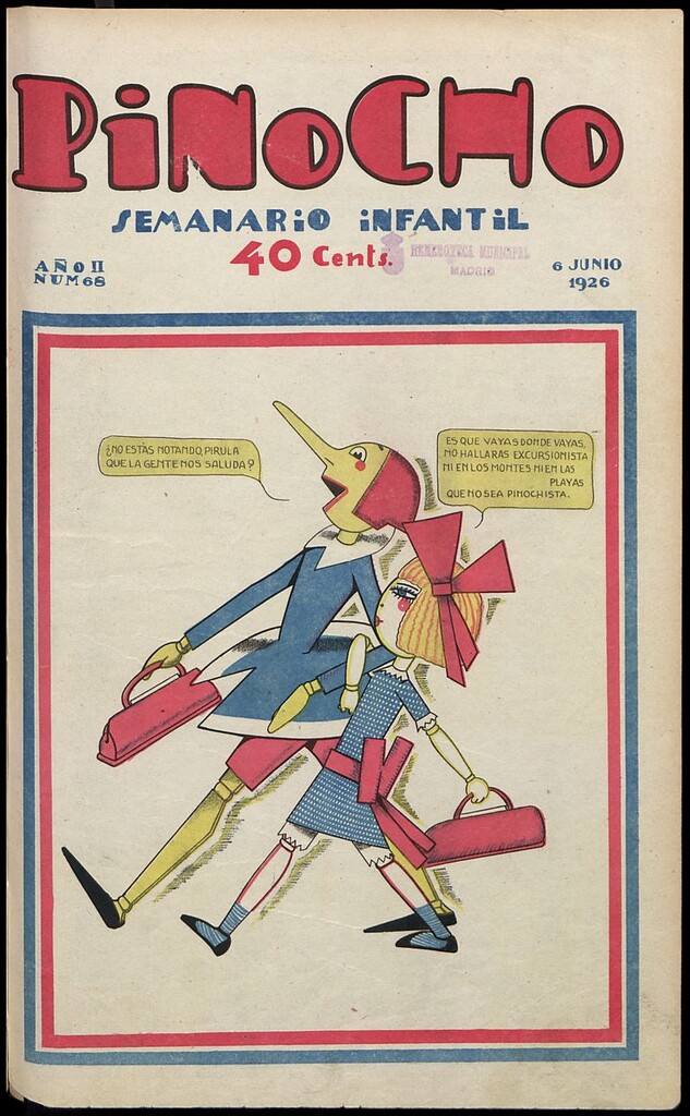 Miniatura de Pinocho: semanario infantil, nº 68 del 6 de junio de 1926