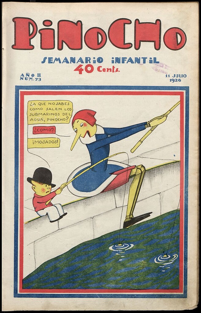 Miniatura de Pinocho: semanario infantil, nº 73 del 11 de julio de 1926