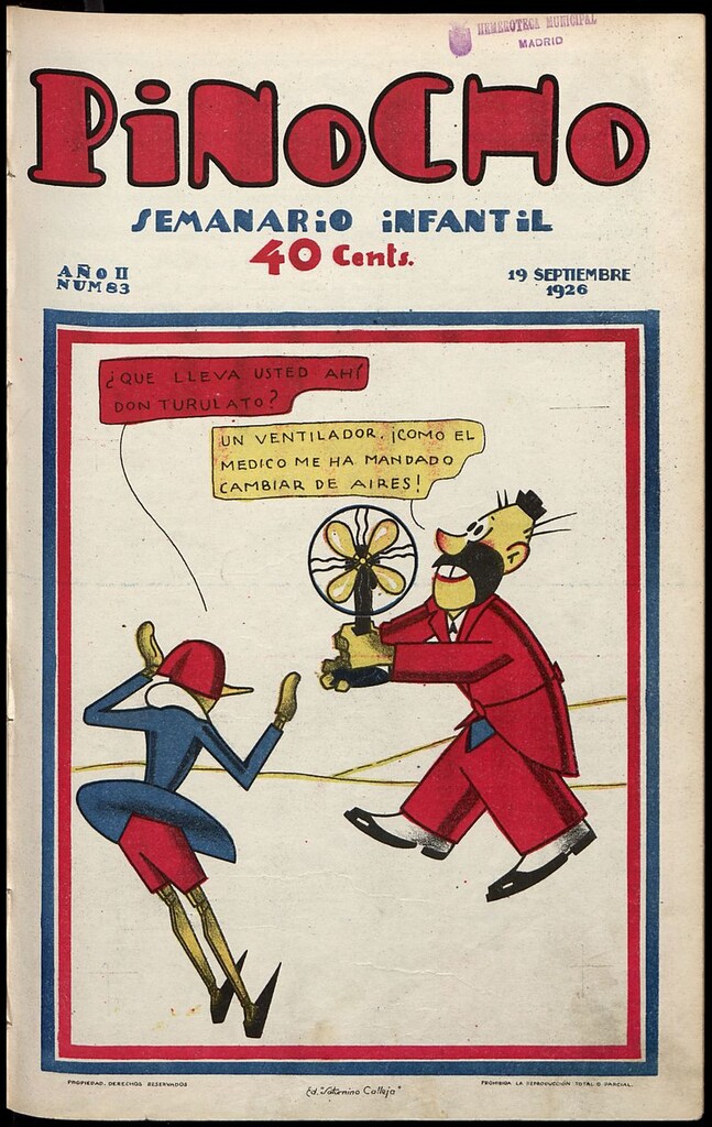 Miniatura de Pinocho: semanario infantil, nº 83 del 19 de septiembre de 1926