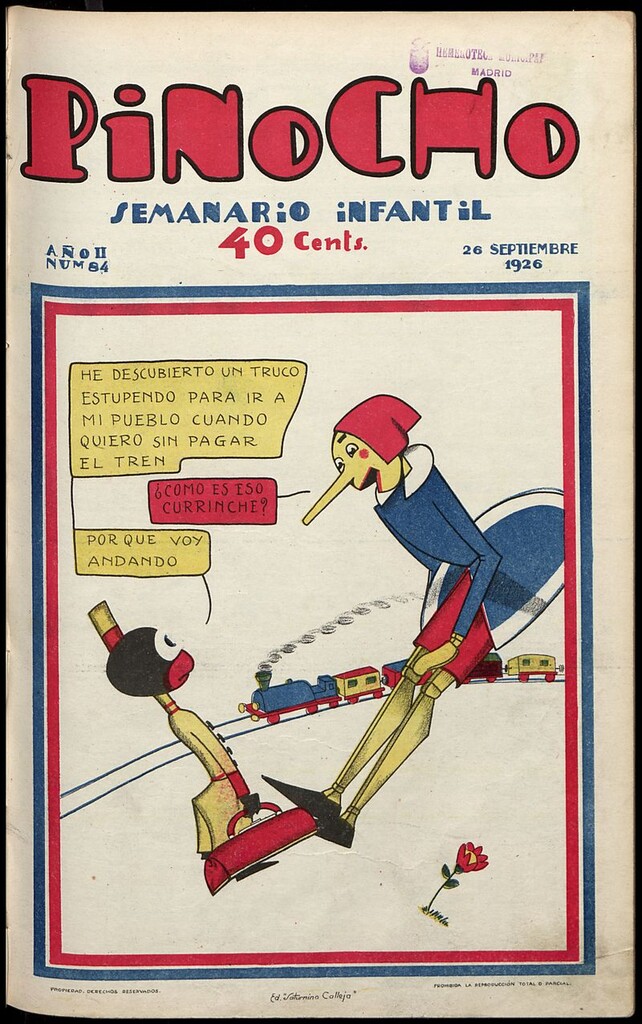 Miniatura de Pinocho: semanario infantil, nº 84 del 26 de septiembre de 1926