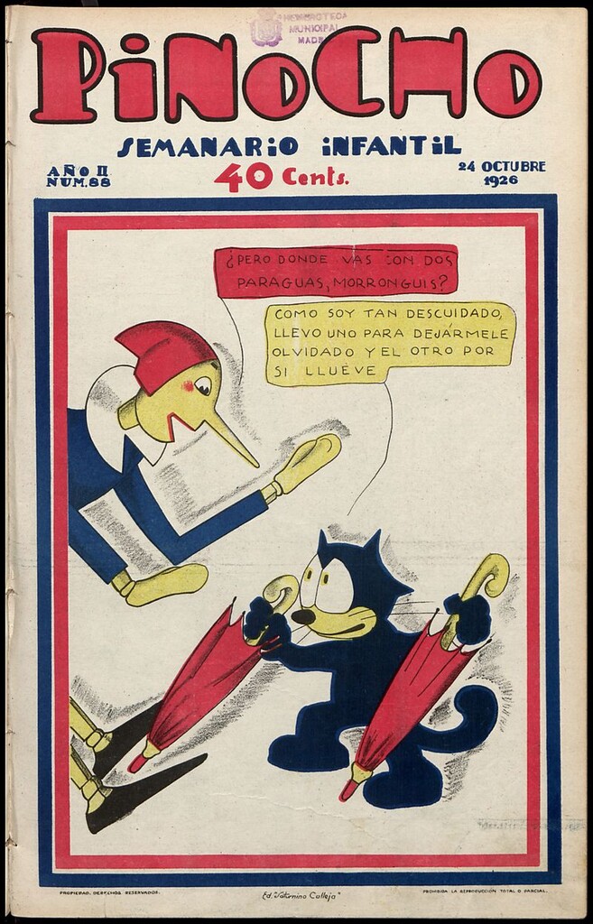 Miniatura de Pinocho: semanario infantil, nº 88 del 24 de octubre de 1926