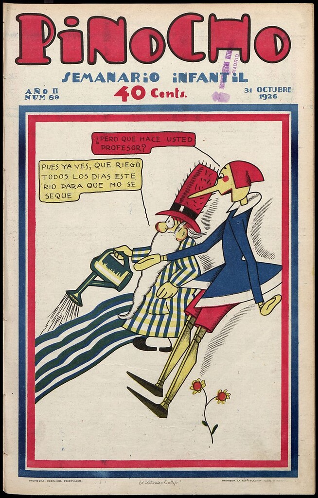 Miniatura de Pinocho: semanario infantil, nº 89 del 31 de octubre de 1926