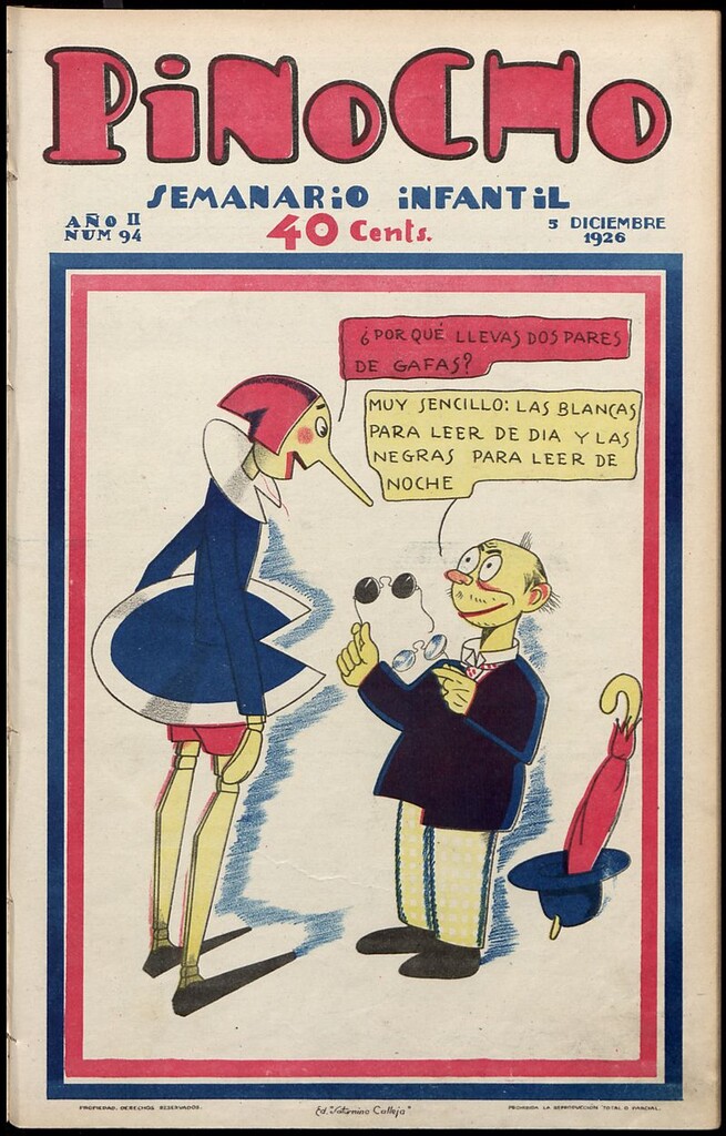 Miniatura de Pinocho: semanario infantil, nº 94 del 5 de diciembre de 1926
