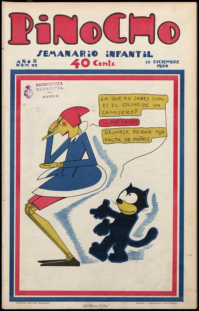 Miniatura de Pinocho: semanario infantil, nº 95 del 12 de diciembre de 1926