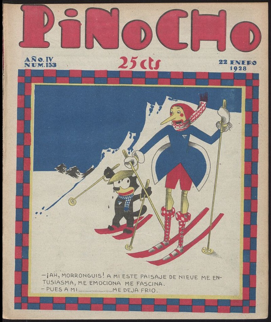 Miniatura de Pinocho: semanario infantil, nº 153 del 22 de enero de 1928