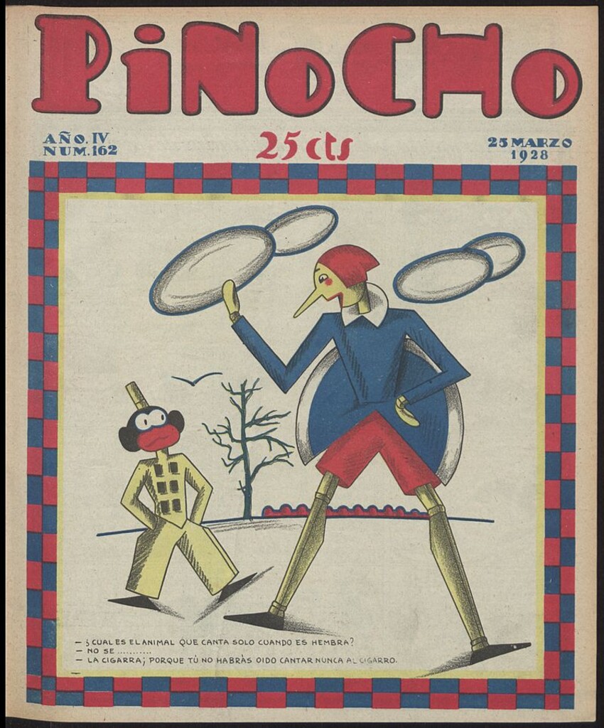 Miniatura de Pinocho: semanario infantil, nº 162 del 25 de marzo de 1928