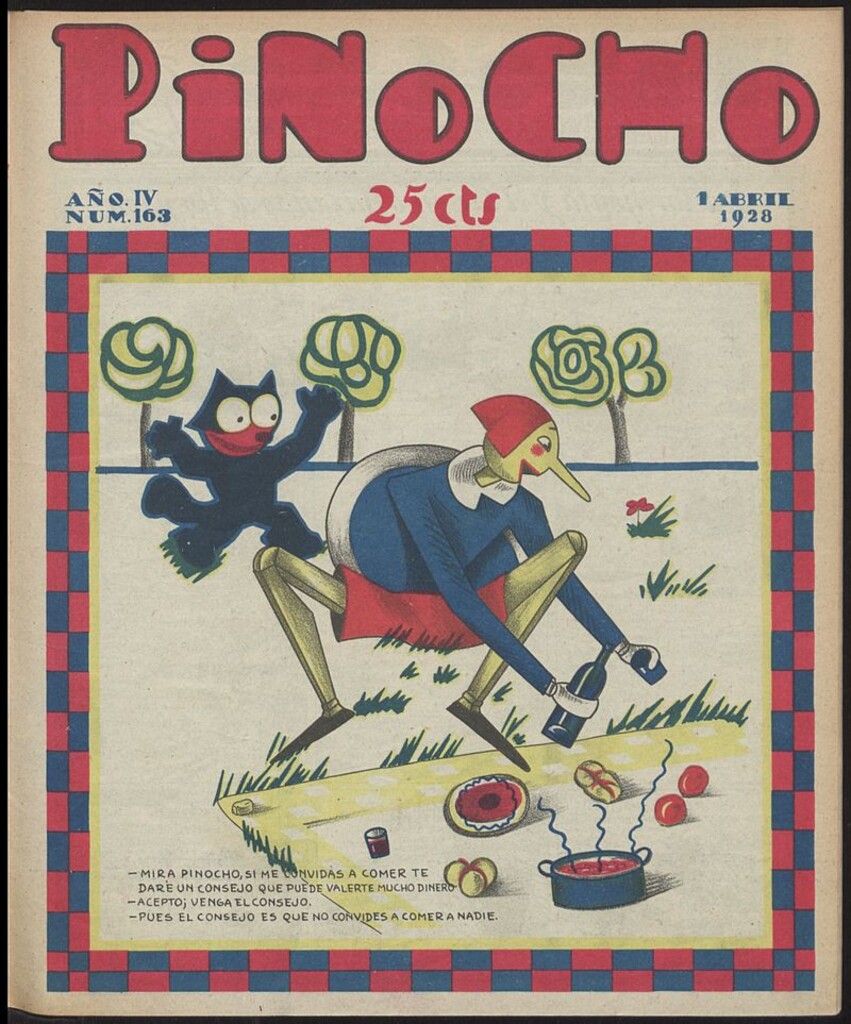 Miniatura de Pinocho: semanario infantil, nº 163 del 1 de abril de 1928